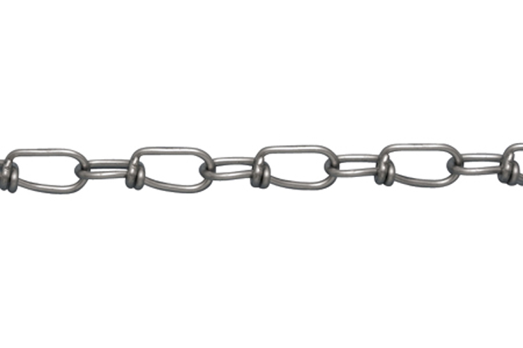 Stainless Steel Double Loop Chain, S0626-0